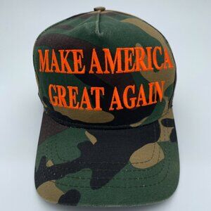 MAGA Camo Cap 45-47 Cali Fame Made USA, Used Condition. #A98